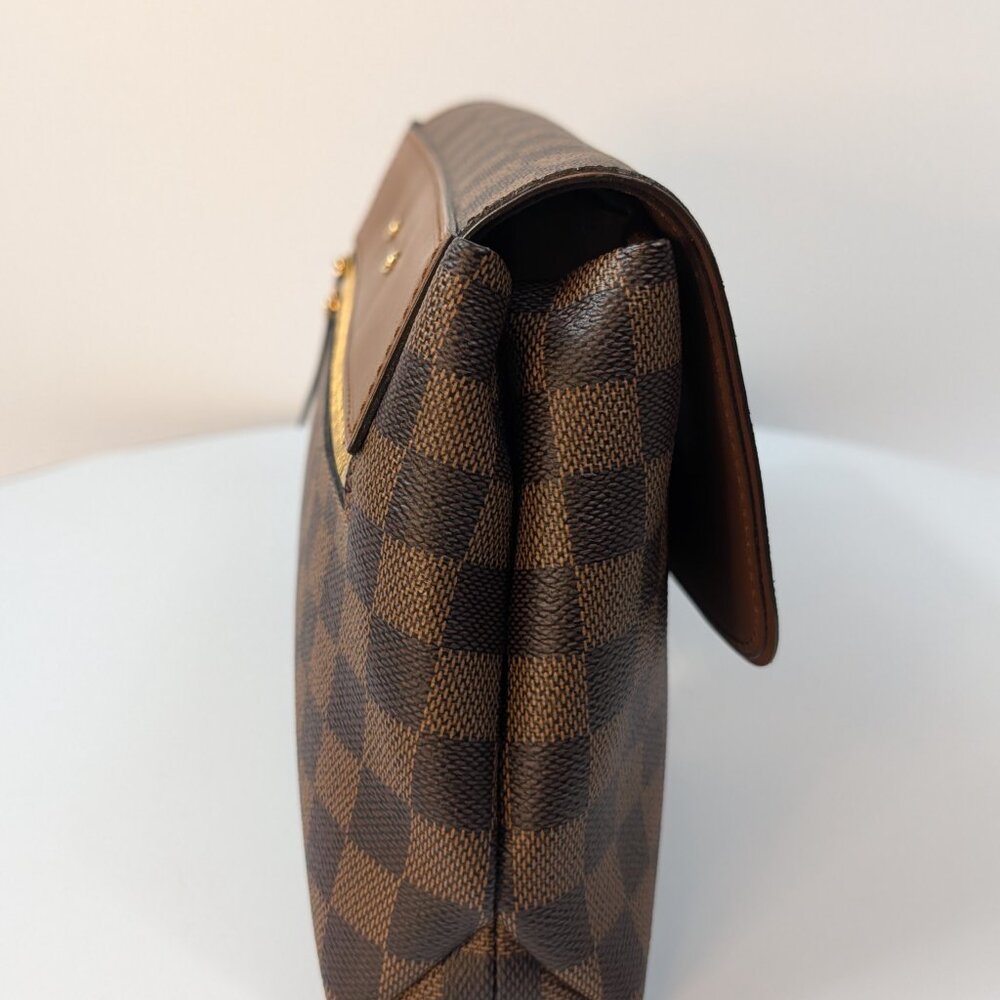 Louis Vuitton Brown Damier Ebene Canvas Pallas Clutch - Picture 5 of 16